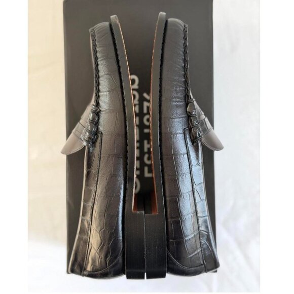Madewell x G.H.BASS Larson Weejuns Loafers in Black Dark Brown, Size 9.5 main image 9